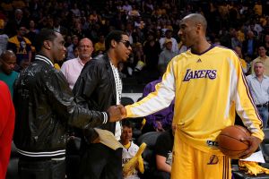 Celebrities At The Lakers Game