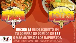 El Rodeo Coupon Feb. 2020