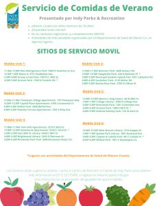 Indy Park Eskenazi Meal Service Span 1