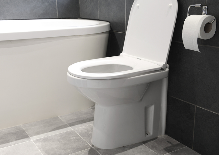 Clean and tidy toilet