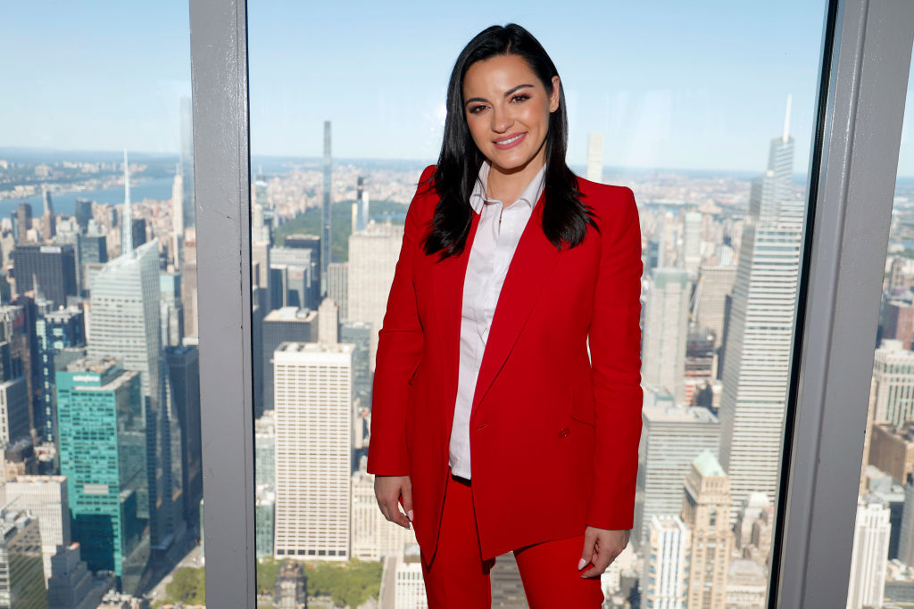 Maite Perroni Visits the Empire State Building