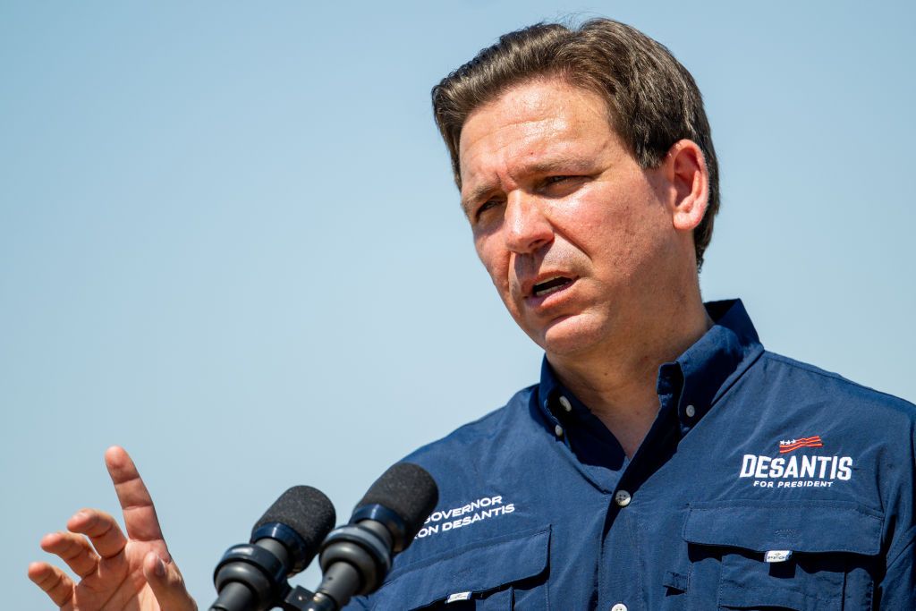 Republican Presidential Candidate Ron DeSantis Meets With Residents Along The Southern U.S. Border