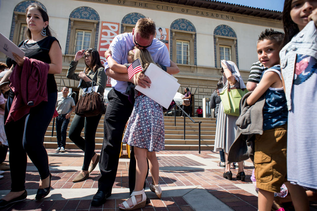 U.S. Naturalization Ceremony in California