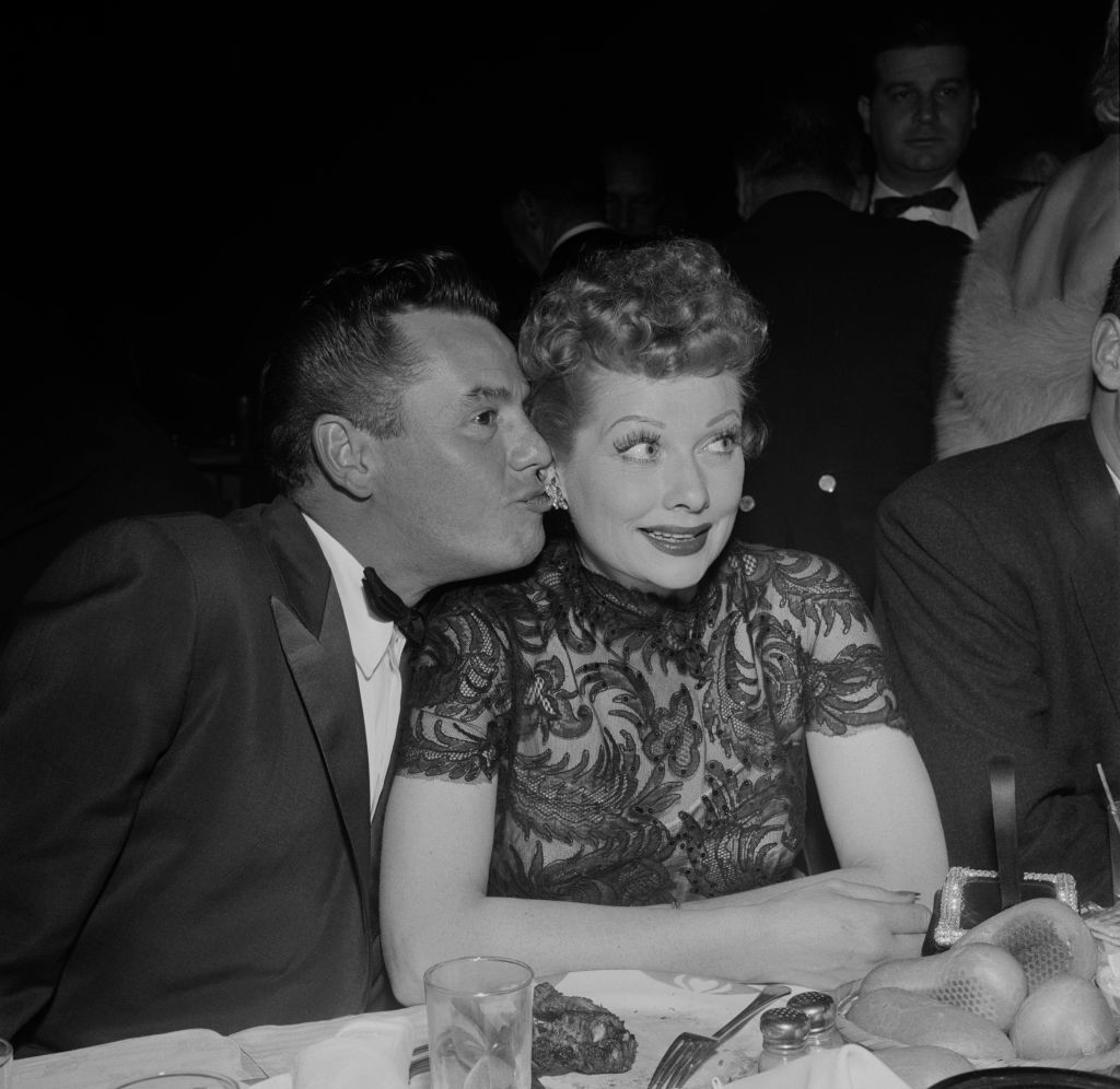 7th Primetime Emmy Awards - Desi Arnaz & Lucille Ball