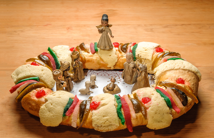 Epiphany cake, kings cake, or rosca de reyes
