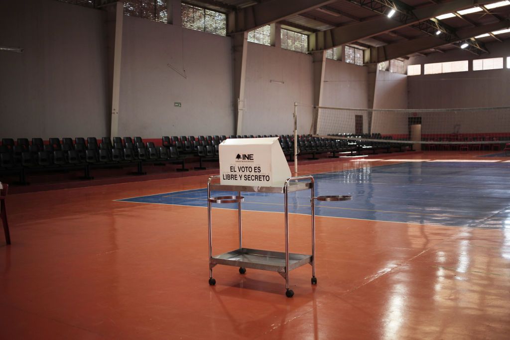Mexicans Participate In The Presidential Recall Referendum