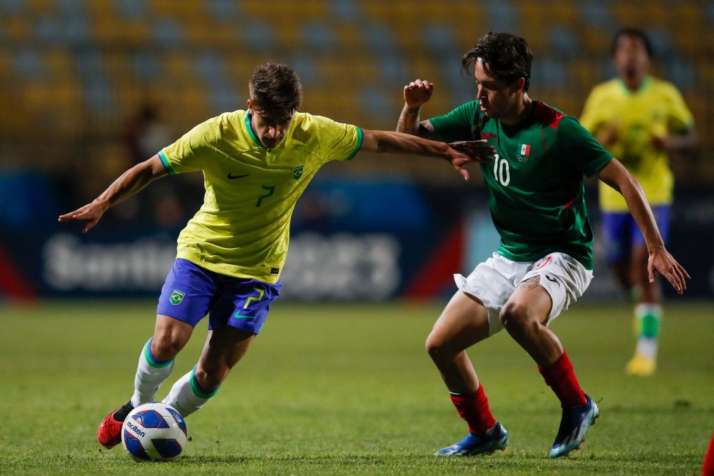 FOOTBALL-PANAM-2023-SANTIAGO-MEX-BRA