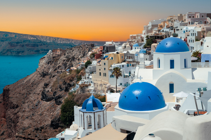 Santorini, Grecia: Atardeceres de Ensueño
