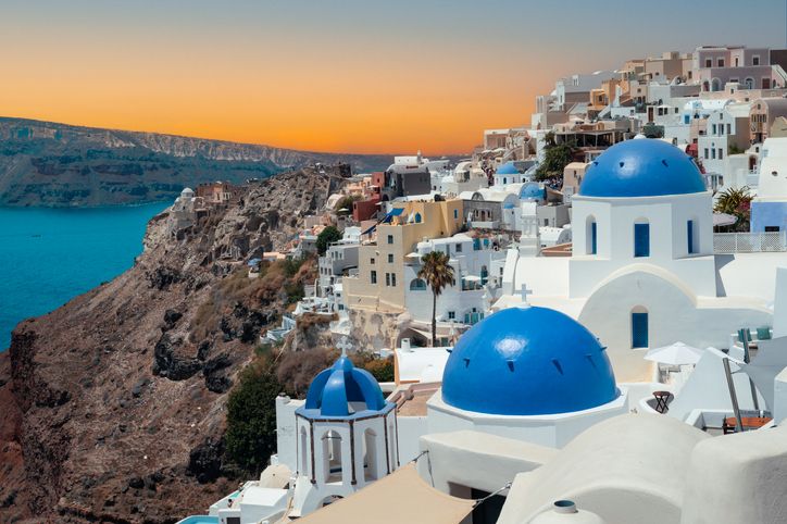 Santorini, Grecia: Atardeceres de Ensueño