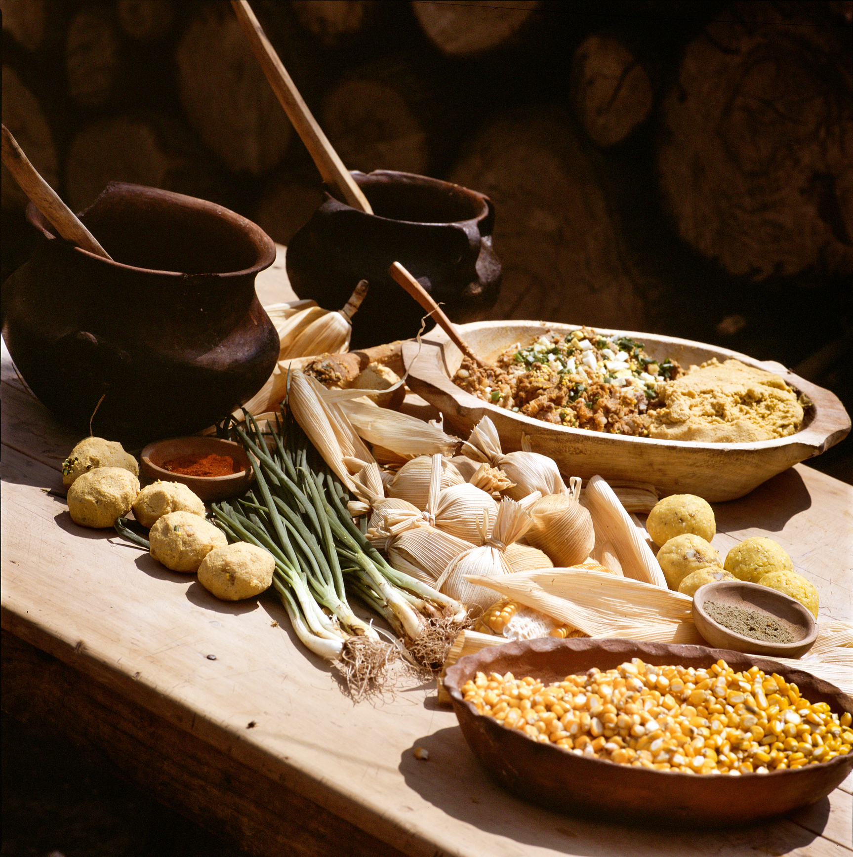 Ingredients for Making corn Tamales
