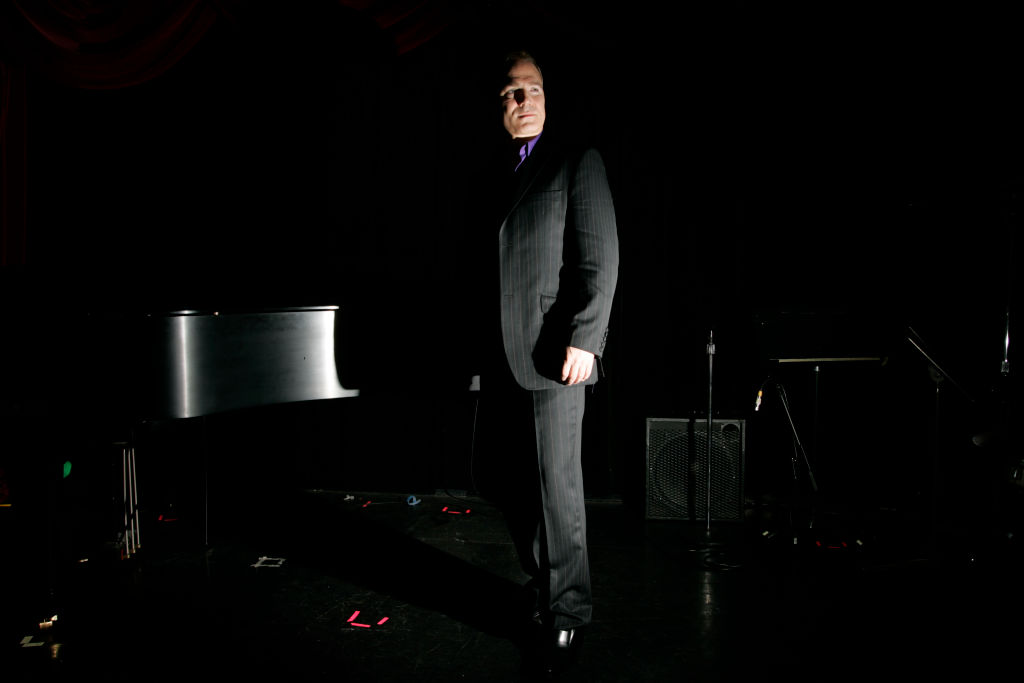 franc_021_ls.JPG Singer Franc D'ambrosio, who was the star of Phantom of the Opera for years and is now on the cabaret circuit, about to start a run at the Plush room in the Plush Room in San Francisco on Feb. 28, 2007. Photo taken on 2/