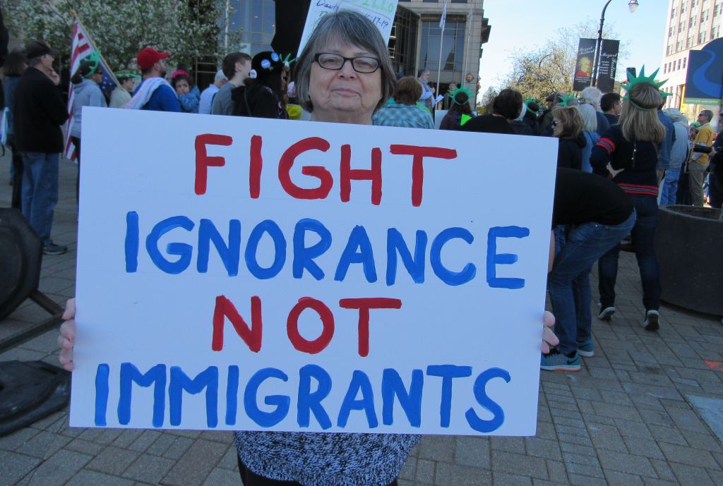 Immigration Protests in Cincinnati (File pictures)