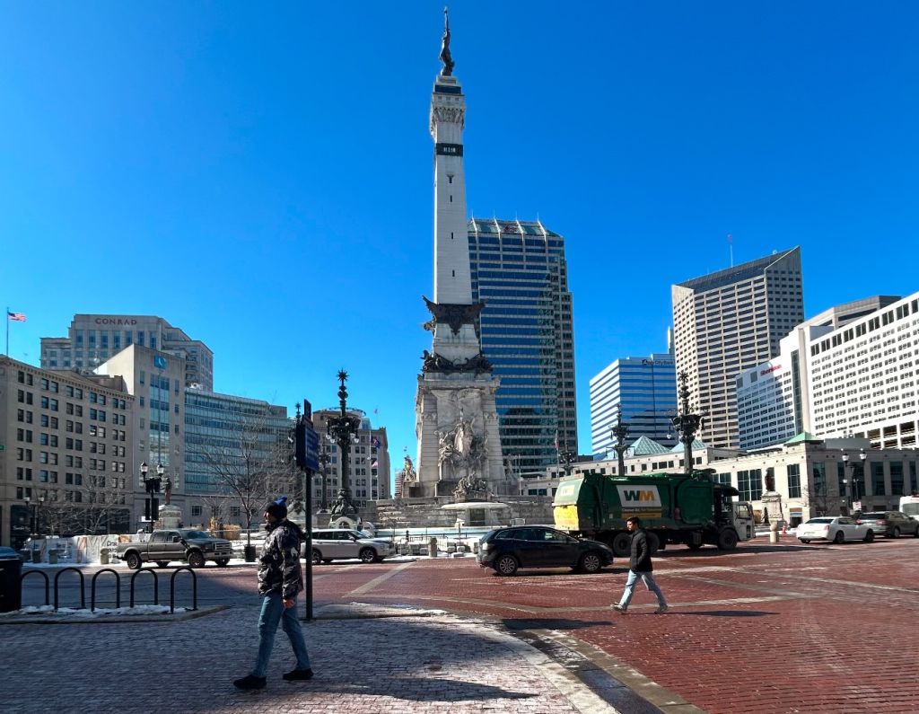 Sol, viento y temperaturas en ascenso en Indianápolis