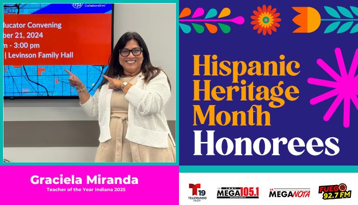 Graciela Miranda Teacher of the Year Indiana 2025