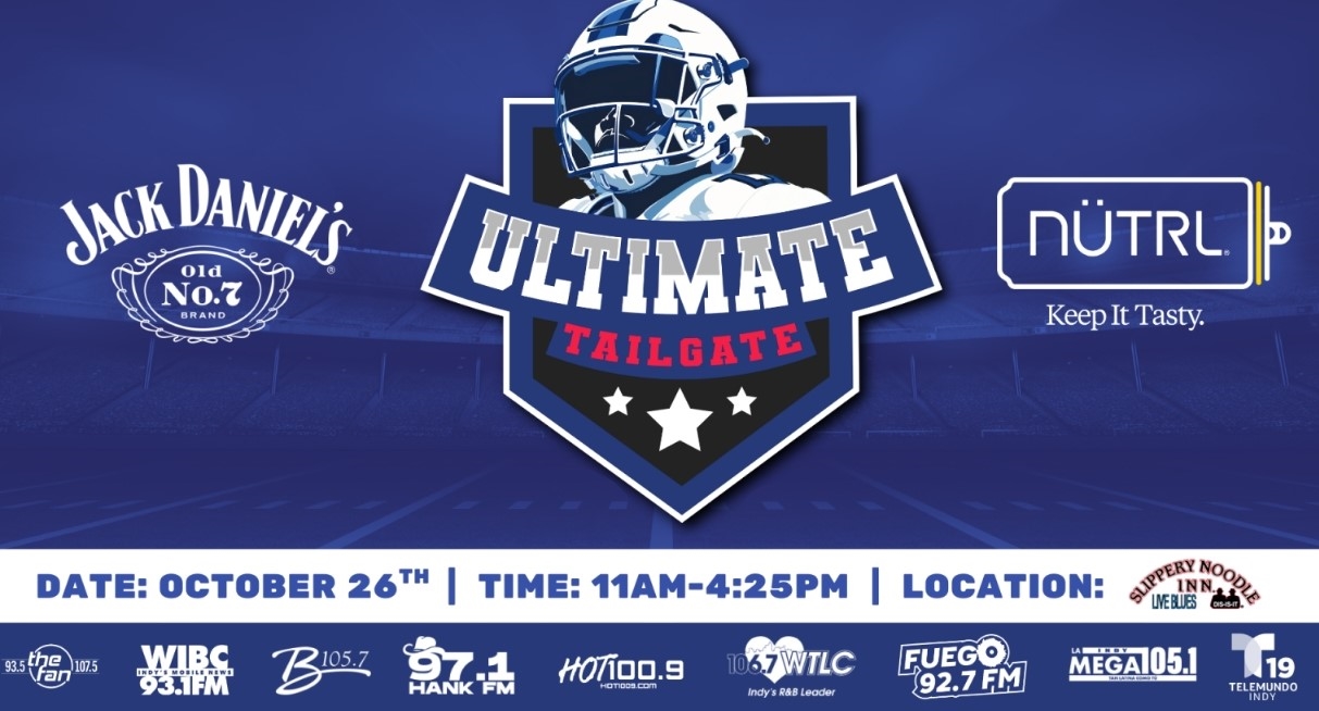 26 de octubre: ¡Ultimate Tailgate en el centro de Indianápolis!