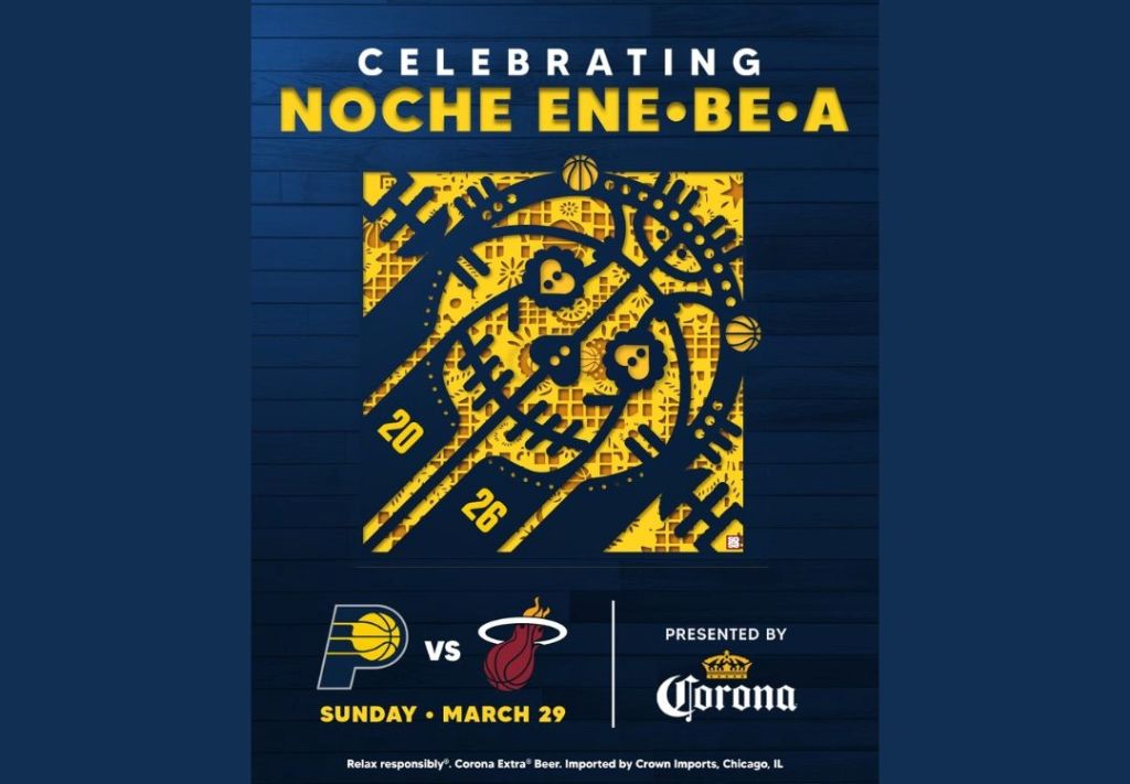 Los Pacers celebrarán su “Noche Ene Be A” este domingo 29 de marzo